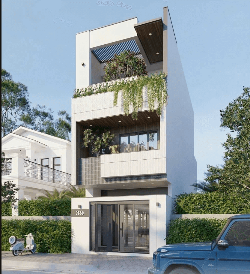 Biệt thự tân cổ điển có mức cao hơn